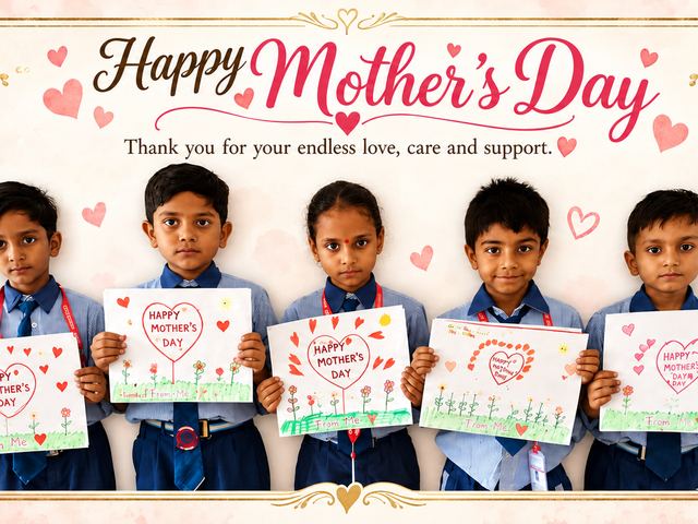 Happy Mother's Day cards by our students