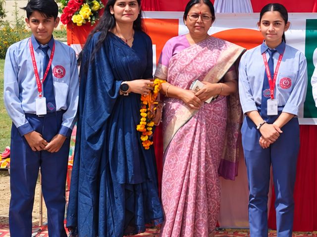 Students with our chief guest
