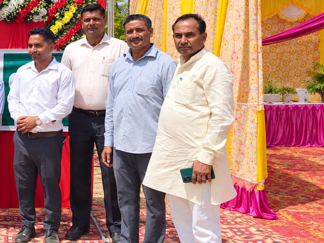 Teachers and staff at the event